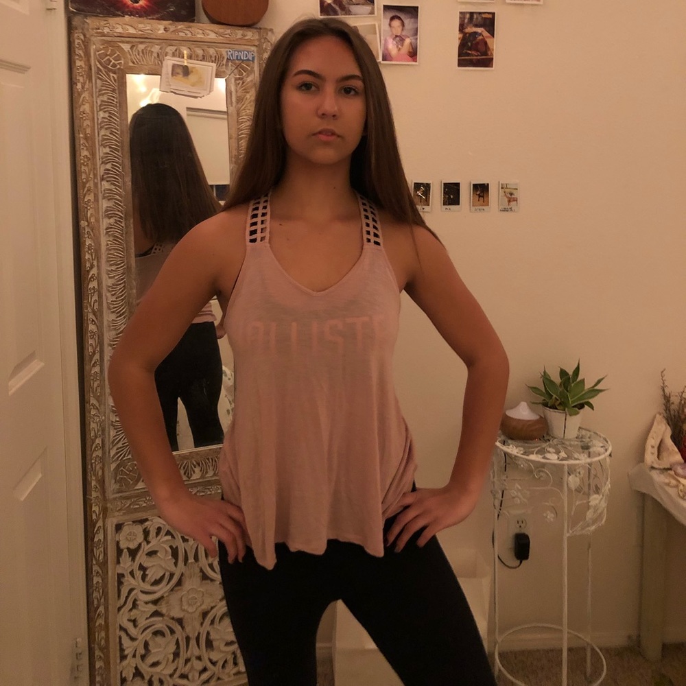 Light Pink flowy tank
